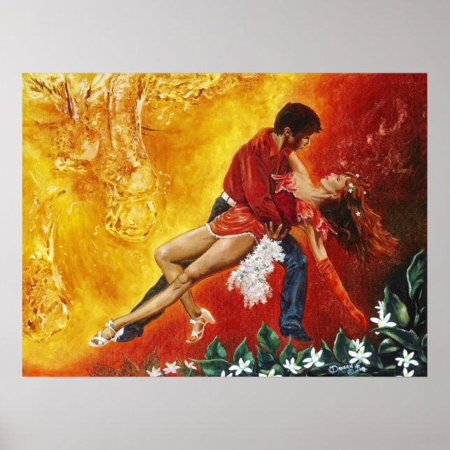 Poster Orange Splash (Devant)