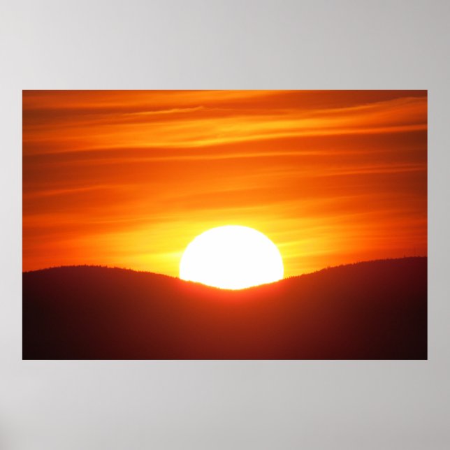 Poster Orange Sunset (Devant)
