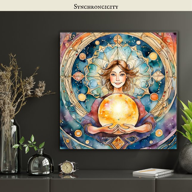 Poster Orbes magiques Spiritualité Mysticisme One Soul Co (Créateur téléchargé)