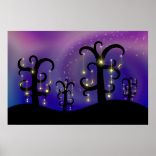 Poster Orchard des étoiles Imprimer