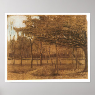 Poster Orchard, Vincent van Gogh, 1881