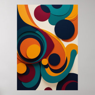 Poster Orchestration de couleur