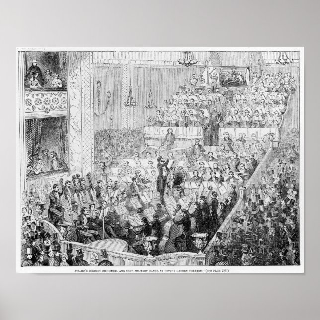 Poster Orchestre de concerts de Jullien (Devant)