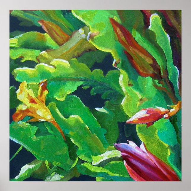 Poster Orchid Cactus 4 (Devant)