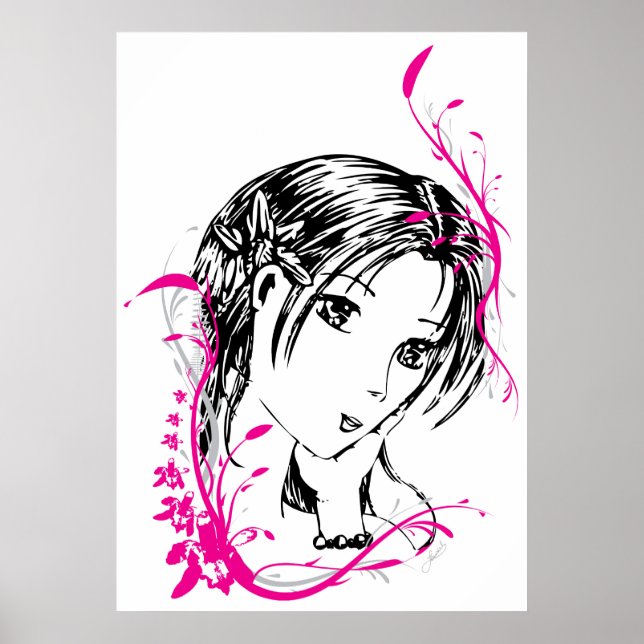 Poster - Orchidée (Devant)