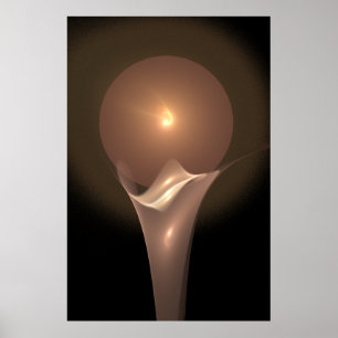 Poster 'Orchidée et Orb'