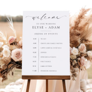 Poster Ordre Des Événements Ellesmere Accueil