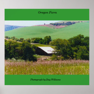 Poster Oregon Farm