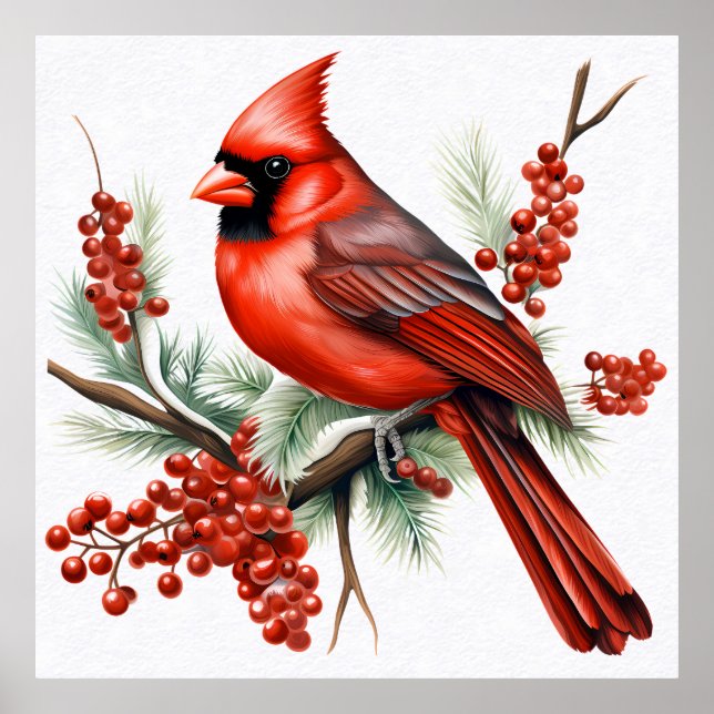 Poster Oreiller Cardinal (Devant)