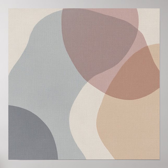 Poster Organic Silence Minimalist Design (Devant)