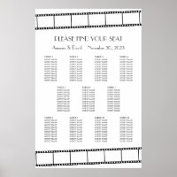 Organigramme de mariage en bande de film de stars