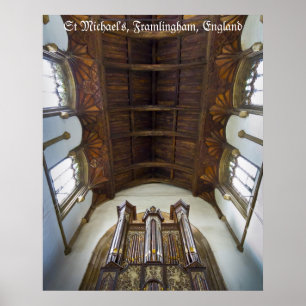 Poster Orgue à tuyaux de l'église de Framlingham, Royaume