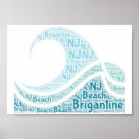 Poster original de Brigantine, NJ