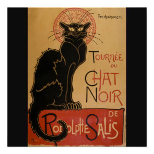 Poster Original de Le Chat Noir