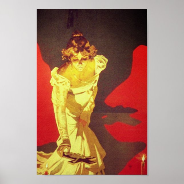 Poster original de Tosca - détail (Giacomo Puccini (Devant)