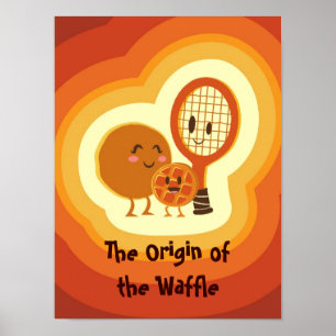 Poster Origine de la gaufre