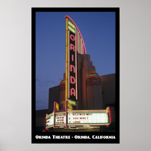 Poster Orinda Theater 11x17