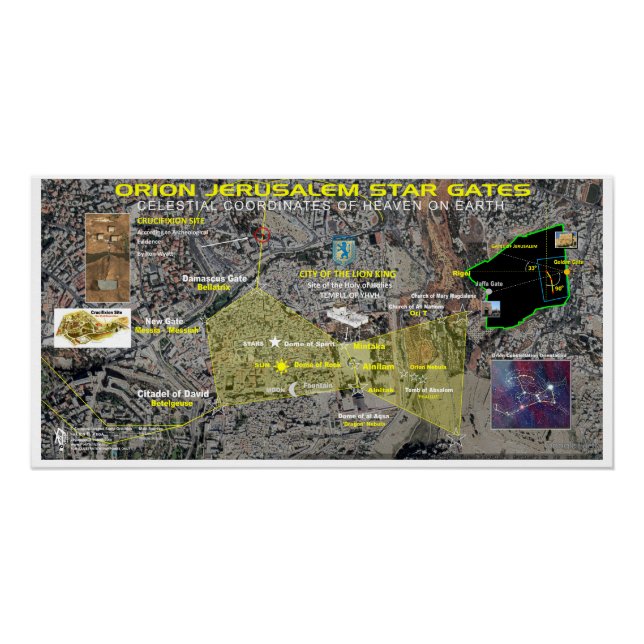 Poster Orion Jerusalem Stargates (Devant)