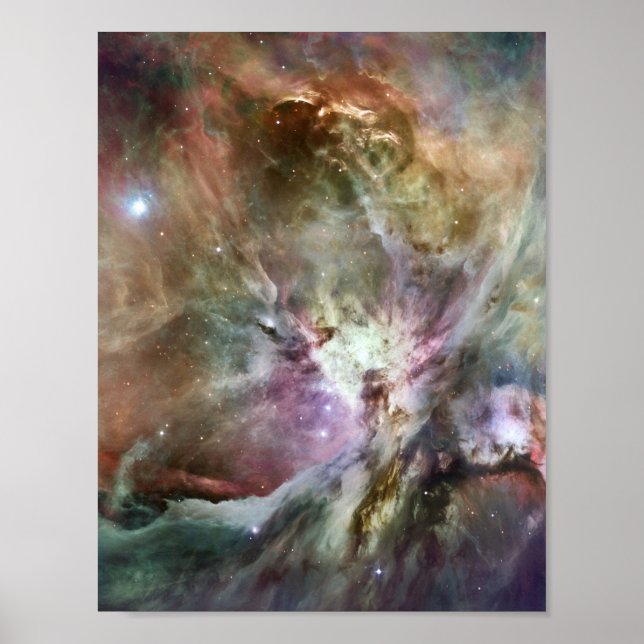 Poster Orion Nebula Pastels (Devant)