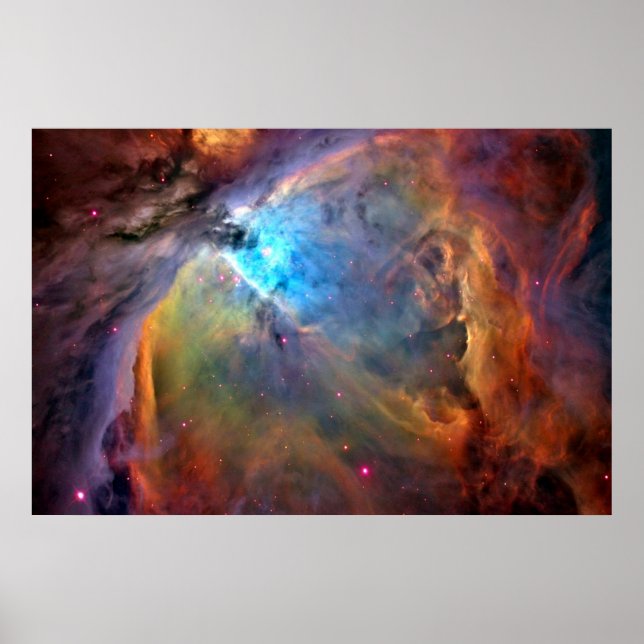 Poster Orion Nebula Space Galaxy (Devant)