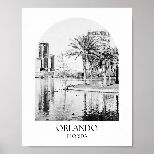 Poster Orlando Florida Arch (Devant)