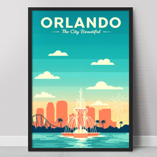 Poster Orlando vintage (Créateur téléchargé)