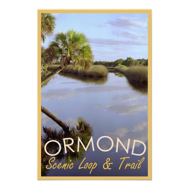 Poster Ormond Pittoresque Loop and Trail (Devant)