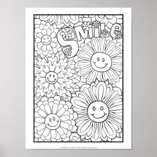 Poster OrnaMENTAL #0116 Smile Couleur de votre propre