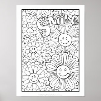 Poster OrnaMENTAL #0116 Smile Couleur de votre propre
