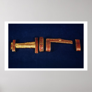 Poster Ornements d'épée du trésor de Childeric I (