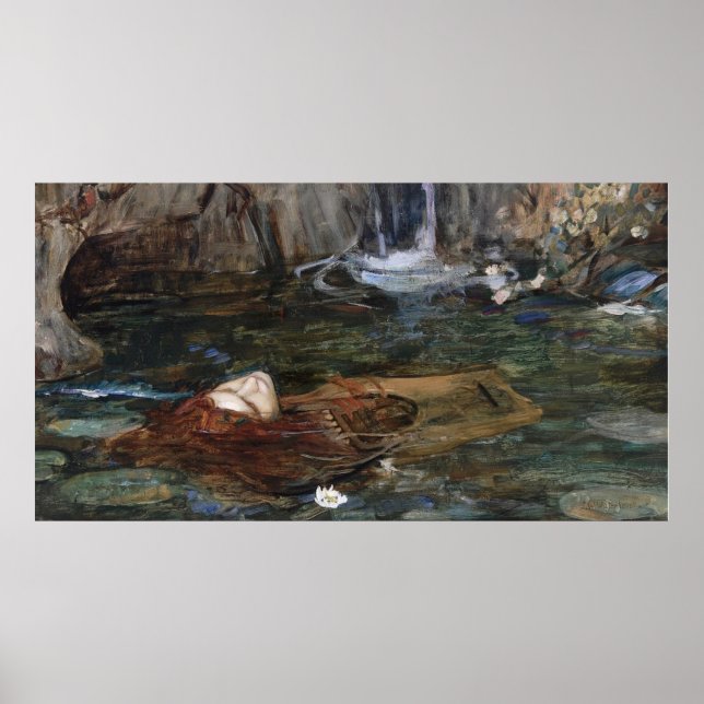 Poster Orphée par John William Waterhouse - 1900 (Devant)