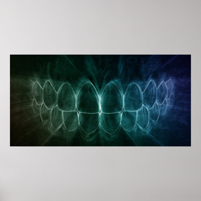 Poster Orthodontiste Parfait Teeth Bite (Devant)