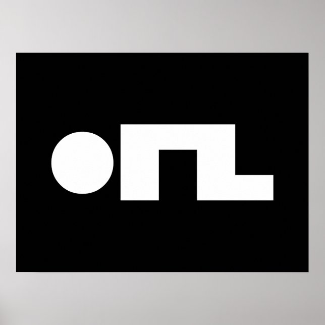 Poster ORZ Emoticon Kaomoji Emoji (Devant)