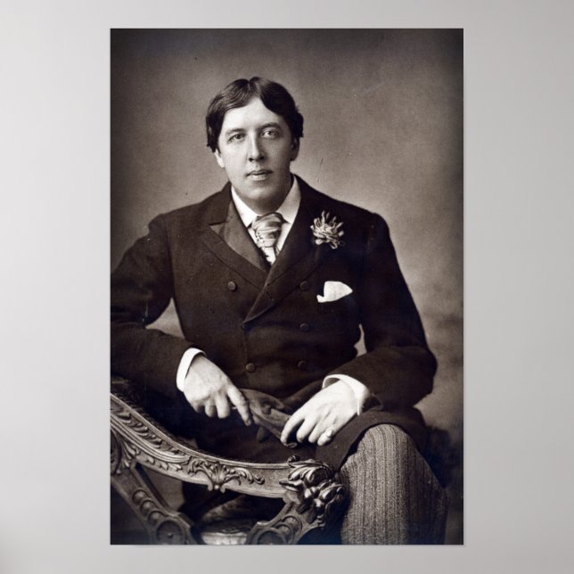 Poster Oscar Wilde, 1889 (Devant)