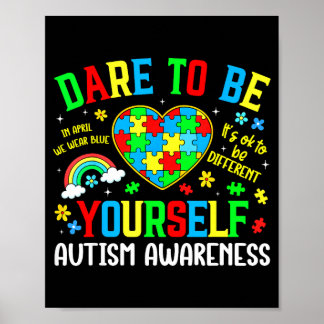 Poster Osez être casse-tête de sensibilisation à l'autism