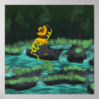 Poster Oshun Exploiter l'énergie de la rivière