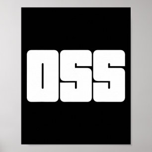 Poster Oss Arts Martiaux Pour Karate Et Jiu Jits Brésilie