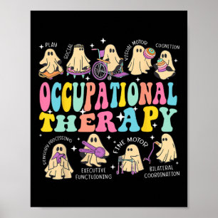 Poster Ot ergothérapeute Halloween Éffrayant