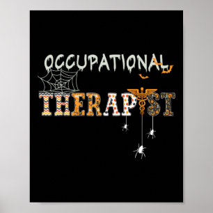 Poster OT ergothérapie thérapeute Halloween OTA sp