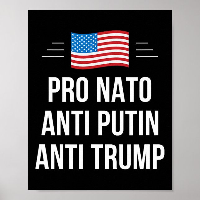 Poster OTAN - Anti Poutine - Anti Trump - (Devant)