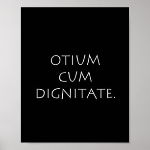 Poster Otium cum dignite