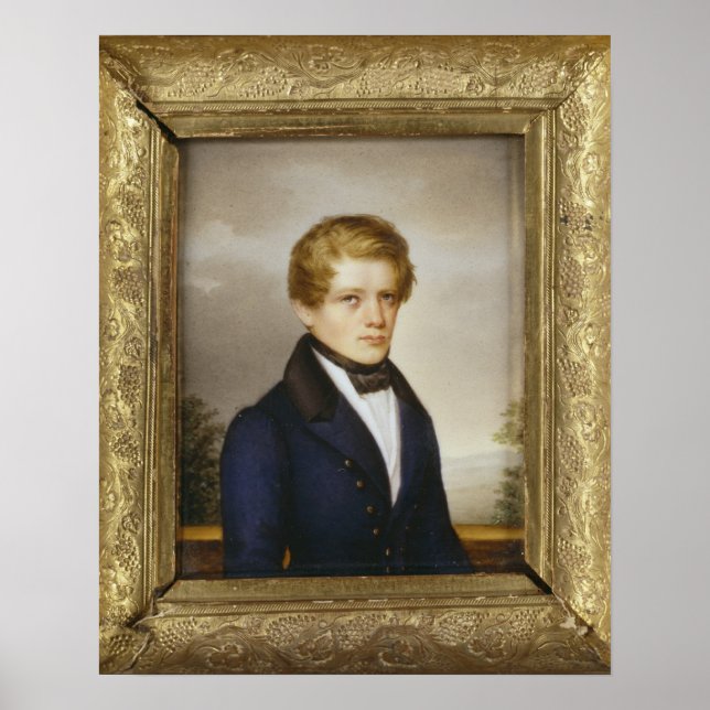 Poster Otto von Bismarck, étudiant, 1833 (Devant)