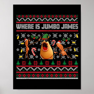 Poster Où est Jumbo James Noël laid Marcus le ver