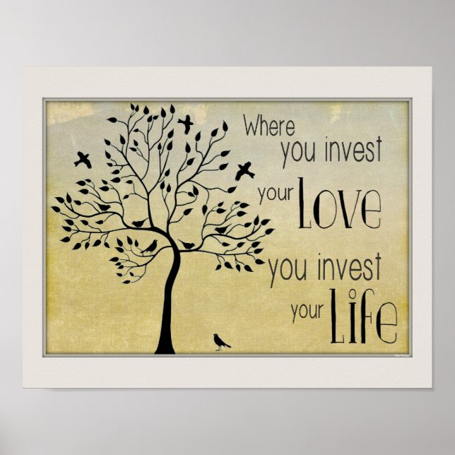 Poster Où investir votre amour/investir la vie avec l'arb (Devant)