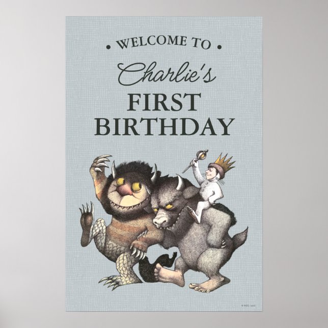 Poster Où les choses sauvages sont 1er anniversaire (Devant)