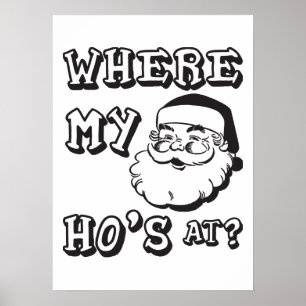 Poster Où mon héros est à - Drôle Noël Père Noël