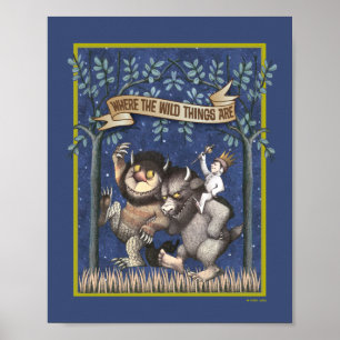 Poster Où sont les bêtes sauvages Graphique