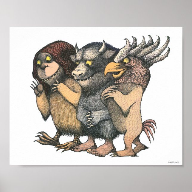 Poster Où sont les monstres | Créatures (Devant)