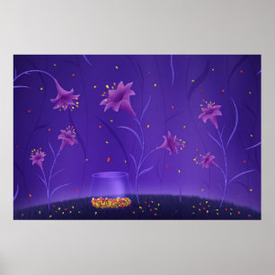 Poster Où Sont Nés Les Haricots De Jelly