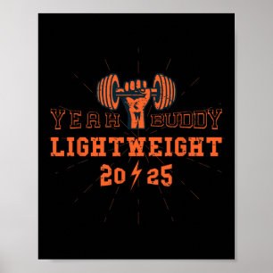 Poster Ouais Buddy Léger 2025 Gym Et Bodybuilding M